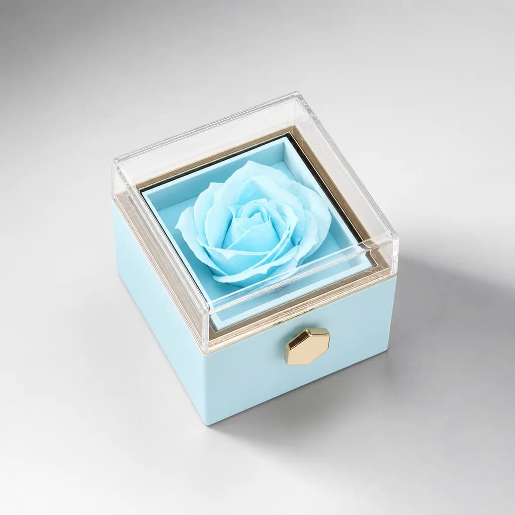 The Eternal Rose Box in Blue